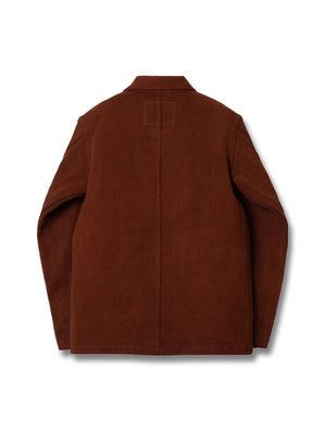Studio D'Artisan Brown Amami Oshima Mud-Dyed Sashiko Jacket 4632