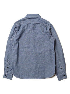 Studio D'Artisan Chambray long-sleeved work shirt