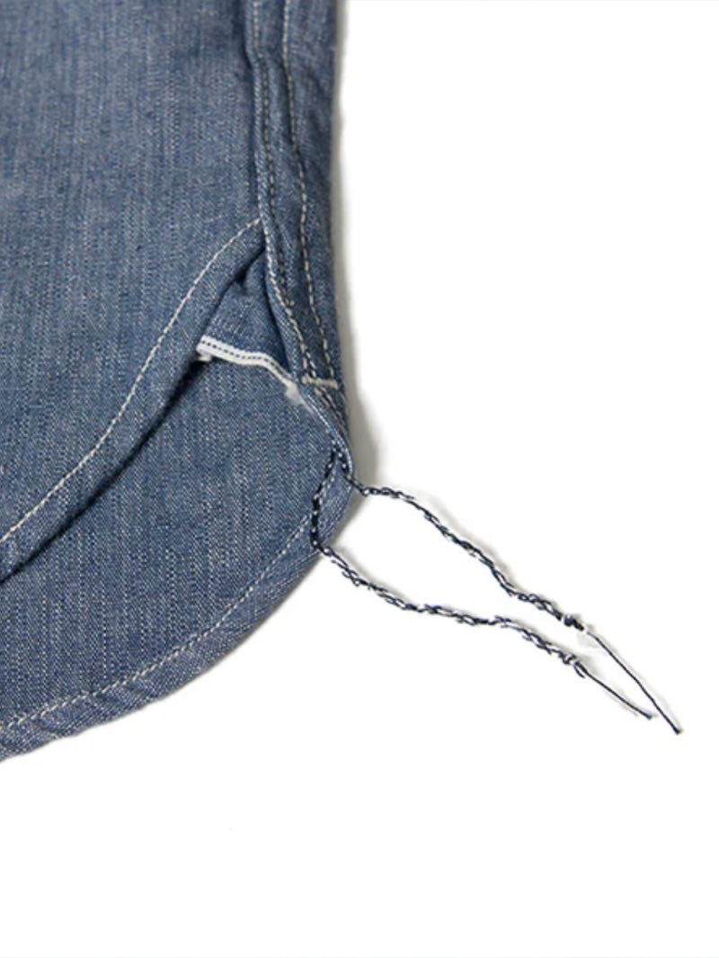 Studio D'Artisan Chambray long-sleeved work shirt