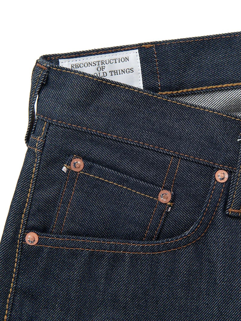 STUDIO D'ARTISAN　34インチデニム Studio D'Artisan D1922 Suvin Gold Jeans Wide Straight - Mildblend