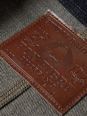 Studio D'Artisan D4650 FOX DENIM RAILROAD JACKET