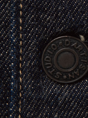 Studio D'Artisan D4650 FOX DENIM RAILROAD JACKET