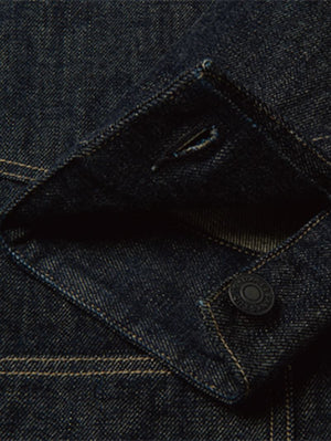 Studio D'Artisan D4650 FOX DENIM RAILROAD JACKET