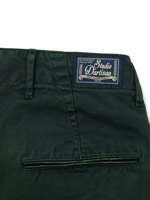 Studio D'Artisan Indigo Green Veil Chino Trousers [1923]