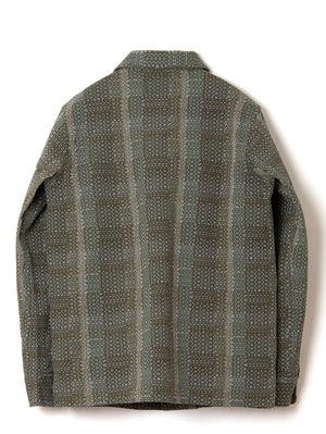 Studio D'Artisan NORAGI ARMY SASHIKO Long-sleeved shirt 5718