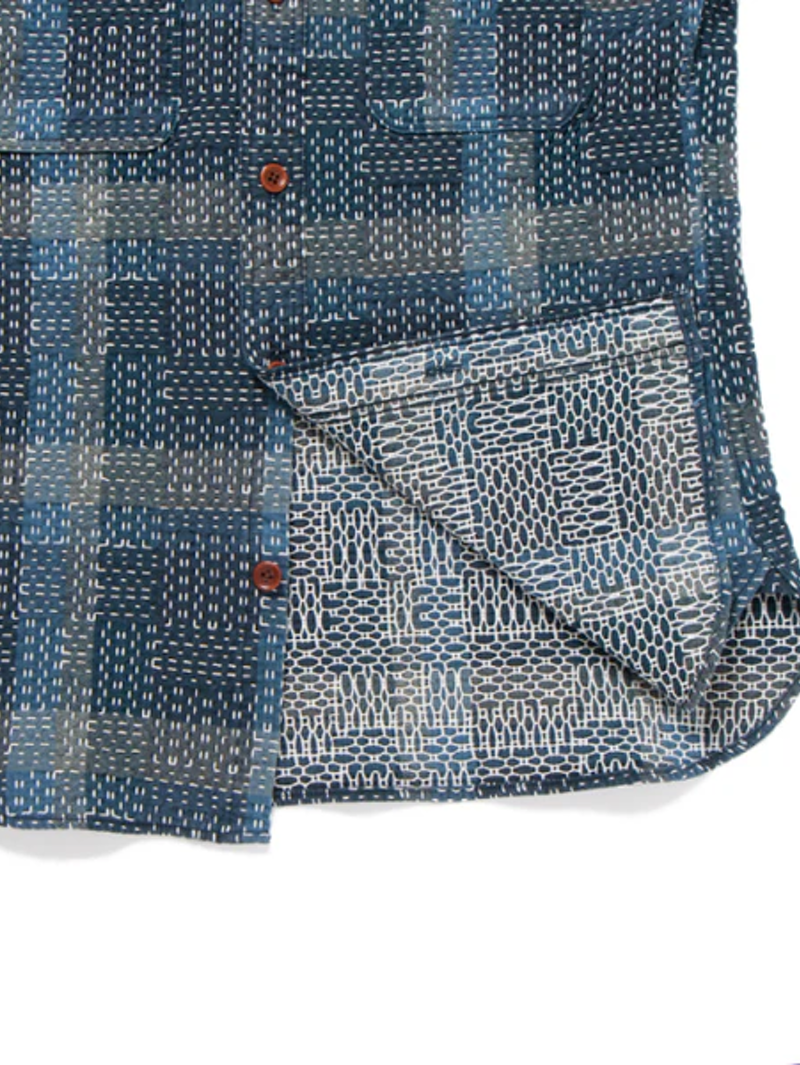 Studio D'Artisan Noragi Sashiko Shirt - Mildblend Supply Co