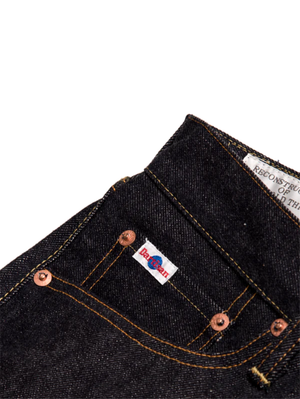 Studio D'Artisan SD-102CB 15oz loose straight pants with cinch back