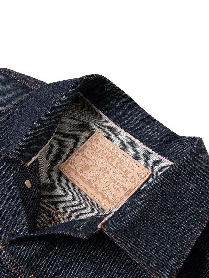 Studio D'Artisan Suvin Gold Denim Jacket [D4646] - Mildblend Supply Co