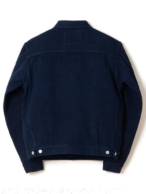 Studio D'Artisan "Kasezome" Indigo Selvedge Sashiko Jacket [4619]