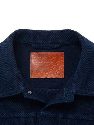 Studio D'Artisan "Kasezome" Indigo Selvedge Sashiko Jacket [4619]