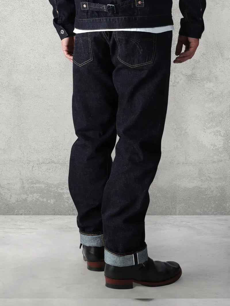 【Jean Fn】 The Flat Head FN-S2003 Wide Tapered Jeans - Mildblend Supply Co