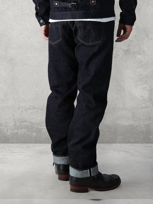 The Flat Head FN-S2003 Wide Tapered Jeans