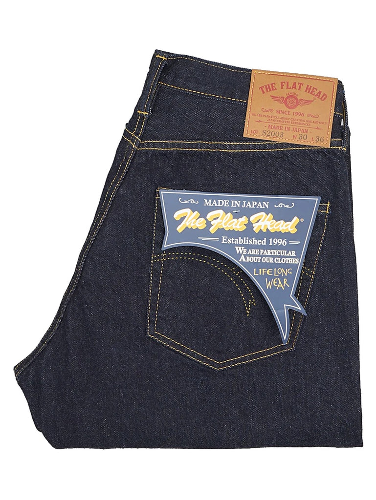 The Flat Head FN-S2003 Wide Tapered Jeans - Mildblend Supply Co The Flat Head FN-S2003 Wide Tapered Jeans - Mildblend Supply Co