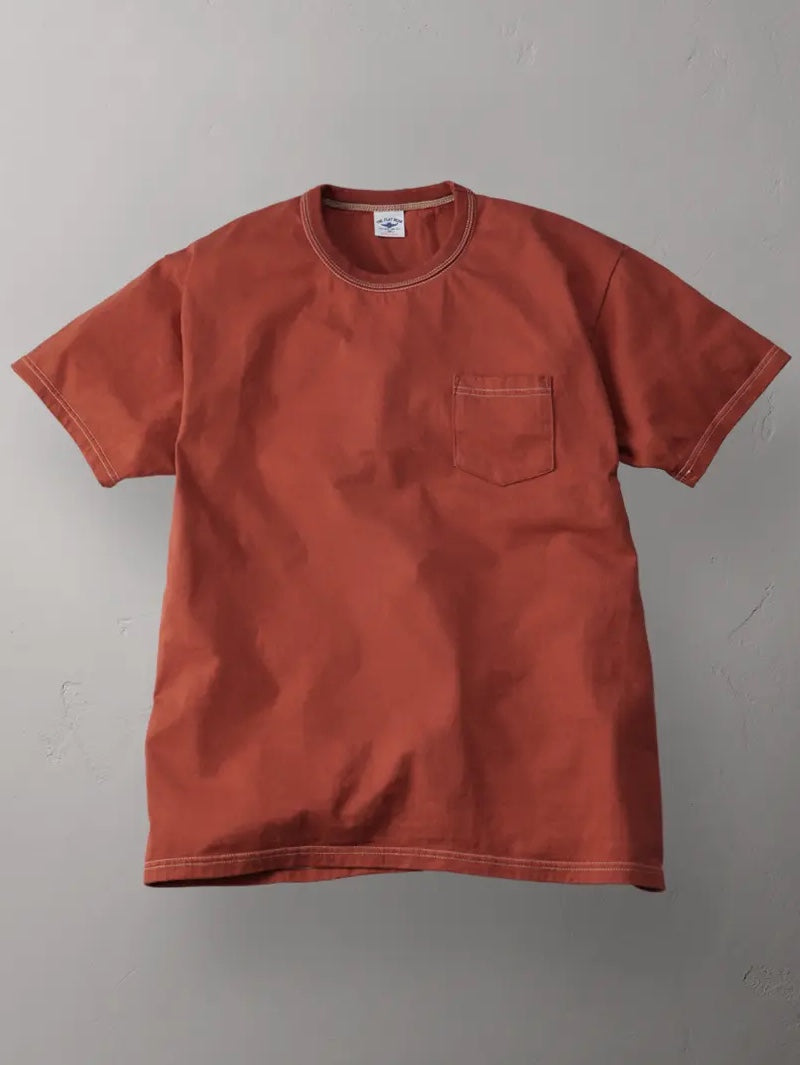 The Flat Head Orange FN-THC-101P Pocket T-shirt