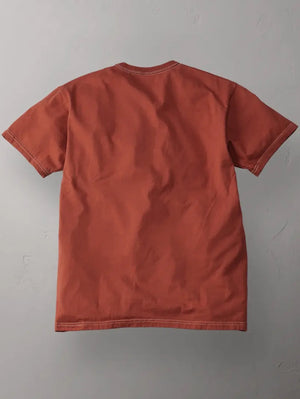 The Flat Head Orange FN-THC-101P Pocket T-shirt
