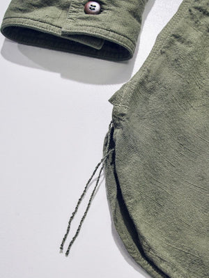 Samurai Jeans SSS26-AT Olive Tropical Weather Long Sleeve Shirt