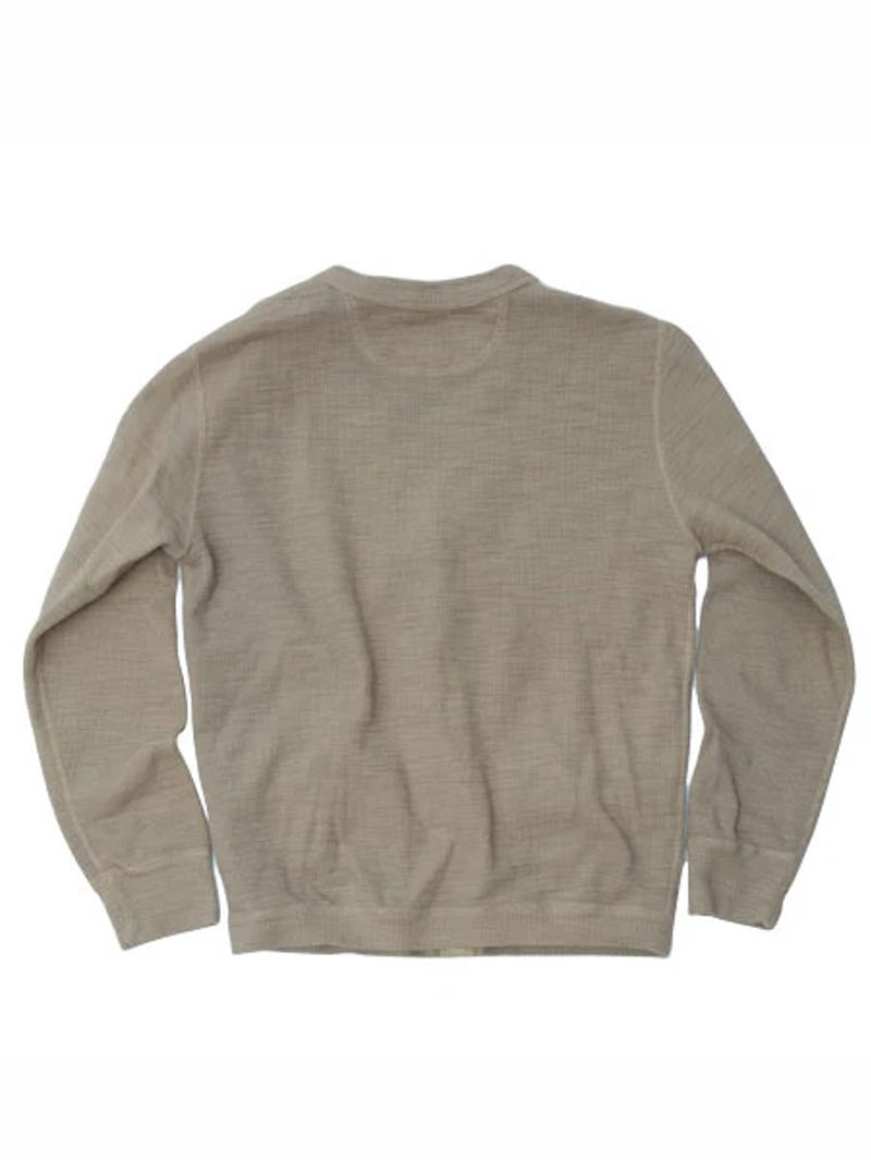 UES Beige Single Rib Cardigan