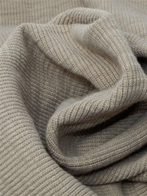 UES Beige Single Rib Cardigan