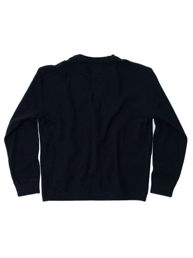 UES Black Single Rib Cardigan