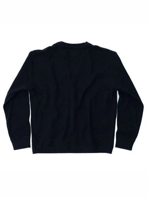 UES Black Single Rib Cardigan