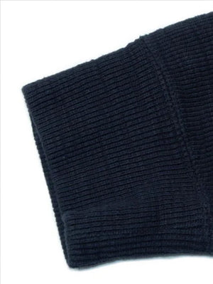 UES Black Single Rib Cardigan
