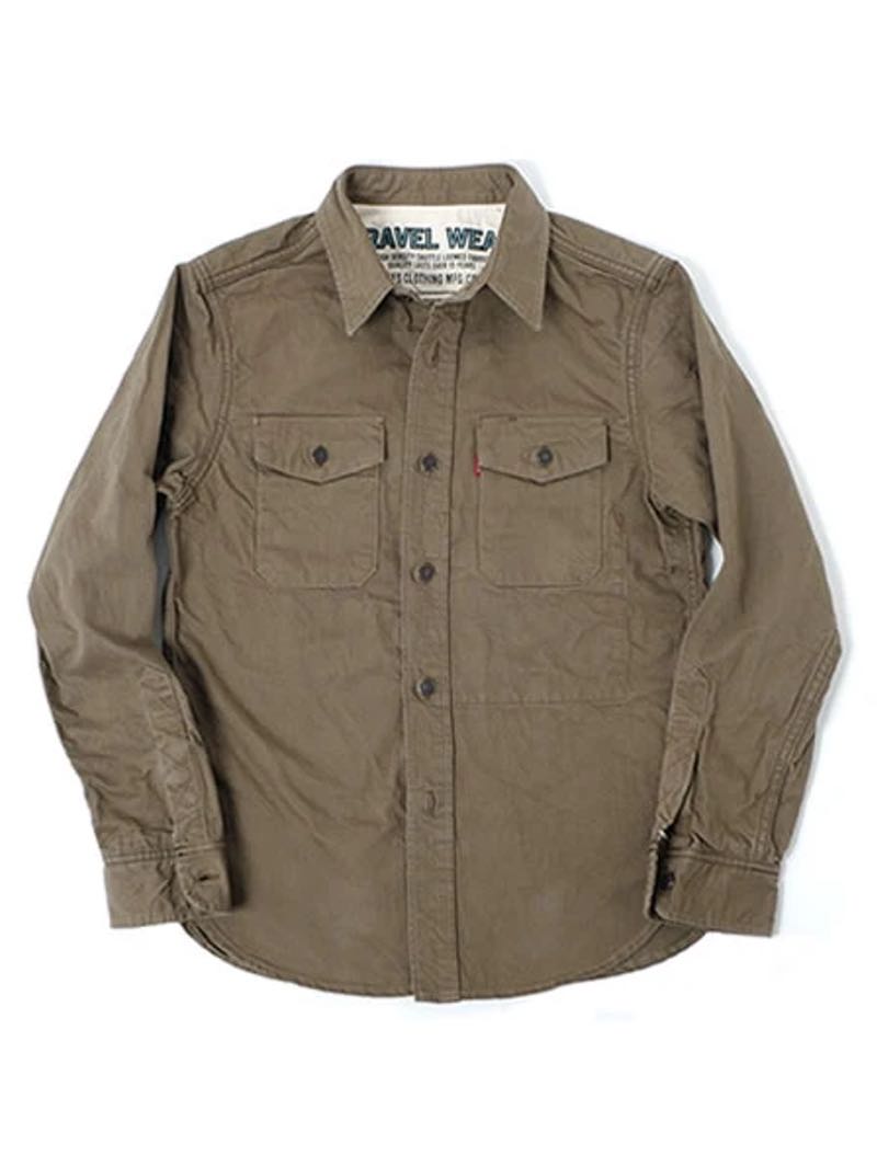 UES Clothing 500TS Olive Travelers Shirt