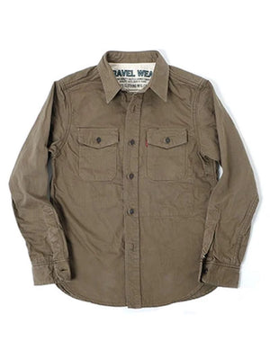 UES Clothing 500TS Olive Travelers Shirt