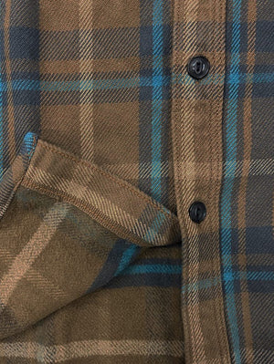 UES Clothing Beige Extra Heavy Flannel Shirt (EHF)