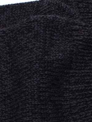 UES Clothing Black Melange Crew Length Socks