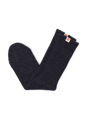 UES Clothing Black Melange Crew Length Socks