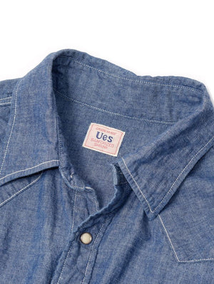 UES Clothing Chambray Western Shirt