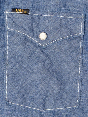 UES Clothing Chambray Western Shirt