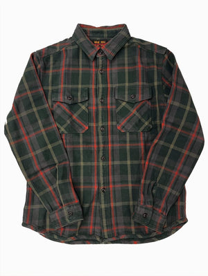 UES Clothing Green Extra Heavy Flannel Shirt (EHF)