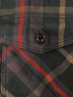 UES Clothing Green Extra Heavy Flannel Shirt (EHF)