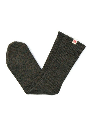 UES Clothing Green Melange Crew Length Socks