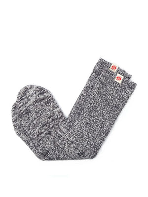 UES Clothing Heather Gray Melange Crew Length Socks