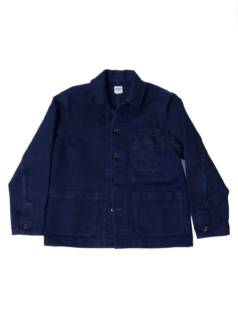 UES Clothing Indigo Tricotine Euro Jacket