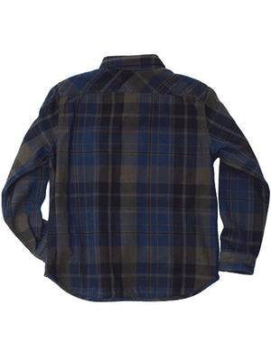 UES Clothing Navy Extra Heavy Flannel Shirt (EHF)