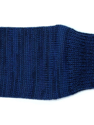 UES Clothing Navy Melange Crew Length Socks