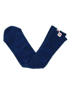 UES Clothing Navy Melange Crew Length Socks