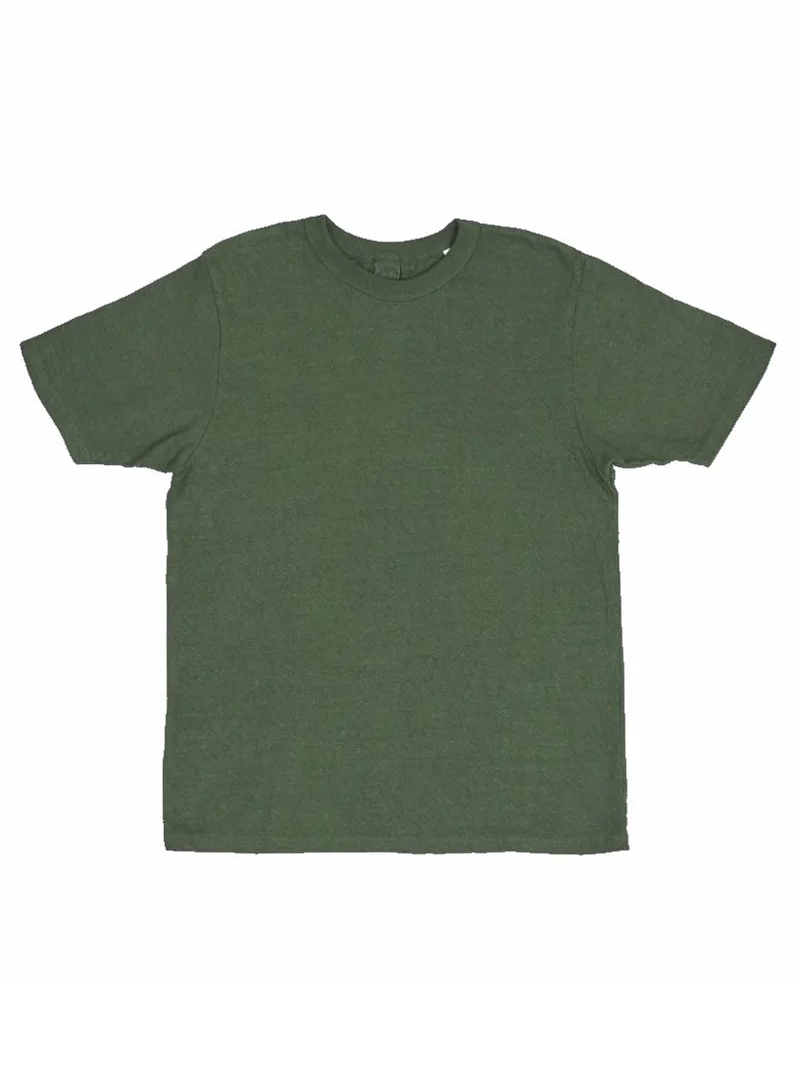 UES Clothing No.8 SLUB Green NEP SHORT SLEEVE T