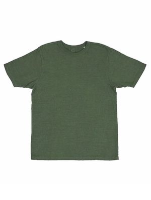 UES Clothing No.8 SLUB Green NEP SHORT SLEEVE T