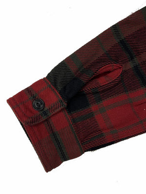 UES Clothing Red Extra Heavy Flannel Shirt (EHF)