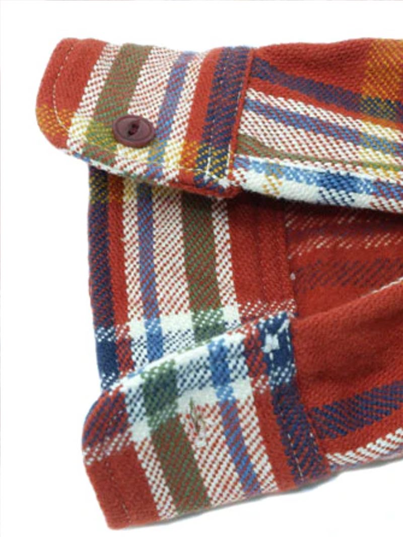 UES Clothing Red Heavy Flannel Shirt