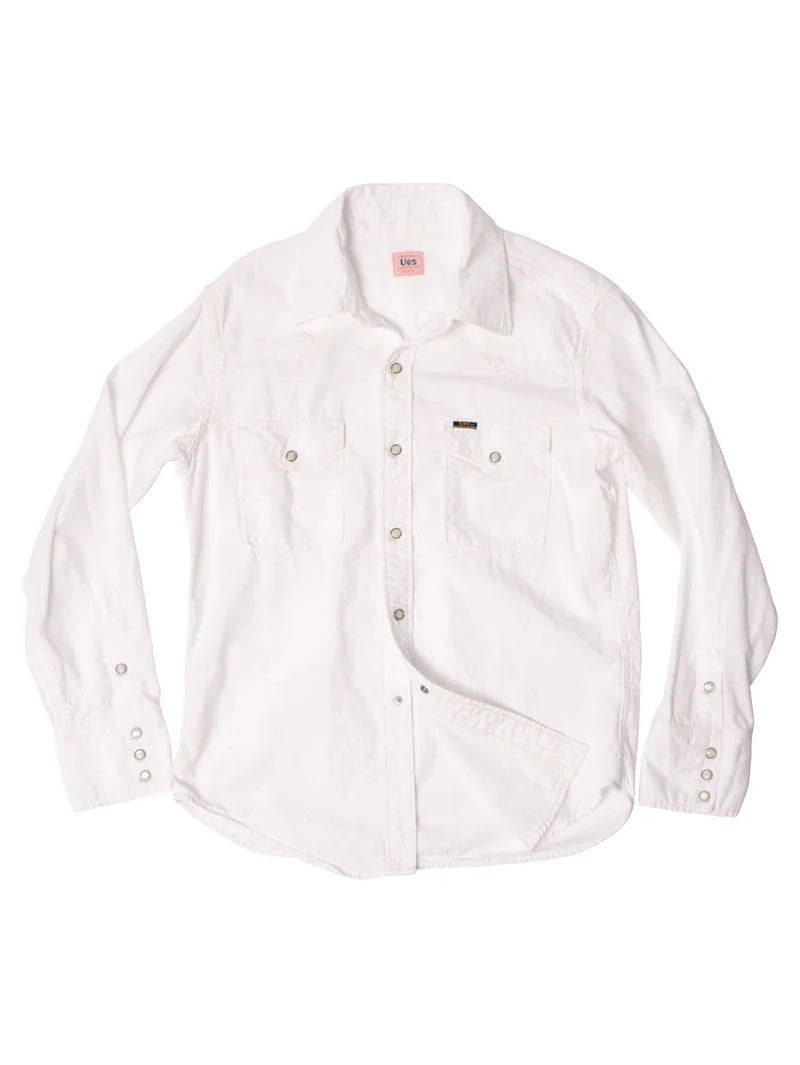 UES Clothing White Western Shirt