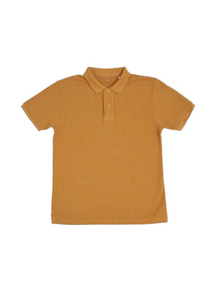 UES Clothing Yellow Rahben Stitch Polo Shirt