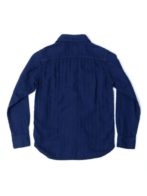 UES Denim 502604-I Indigo Herringbone Double Gauze Shirt