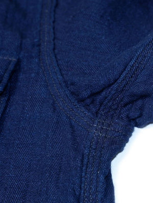 UES Denim 502604-I Indigo Herringbone Double Gauze Shirt