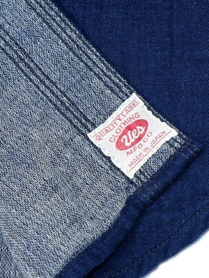 UES Denim 502604-I Indigo Herringbone Double Gauze Shirt