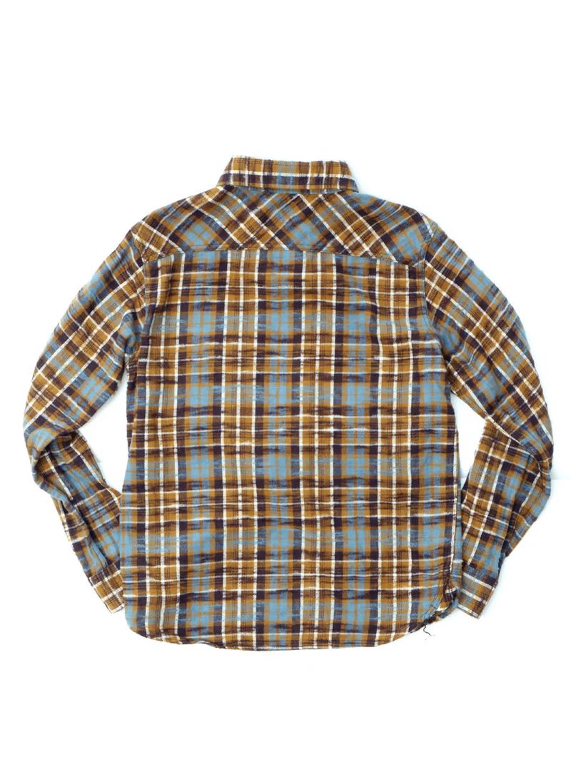 UES Mustard Slubby Flannel Shirts